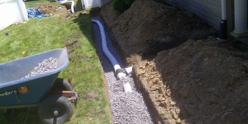 French Drains, Drain Tile, Landscaping Drain, Rock Drain